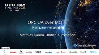 OPC UA over MQTT Enhancements [upl. by Adnyleb]