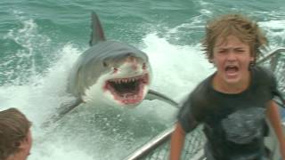 Terror Strikes as Great White Shark Jumps Aboard Boat And Targets Young Boy [upl. by Carlstrom]