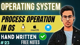 Process operation in Operating System  operating system tutorial  code Hacker [upl. by Kcired]