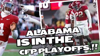 Alabama RANKS 11TH in the most recent CFP RANKINGS And the HATERS said they had no CHANCE HAHA [upl. by Hank488]