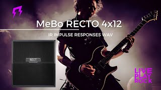 MeBo Recto 4x12 Impulse responses IR cabinet with Celestion Vintage 30 speakers by Liveplayrock [upl. by Esinej]