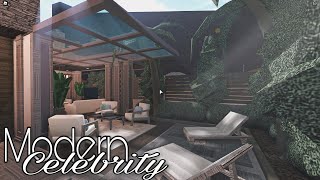 Bloxburg Modern Celebrity Elegant House  House Build [upl. by Zelazny]