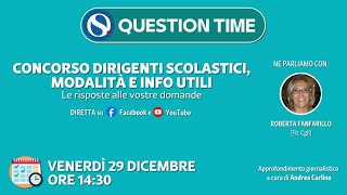 Concorso dirigenti scolastici riservato e ordinario modalità e info utili [upl. by Ayyidas]