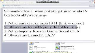 Jak ominąć kod aktywacyjny Gta IV [upl. by Sanoj]