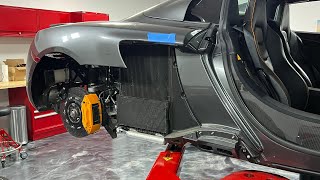 McLaren MP412C Coolant Leak Repair Part 1 [upl. by Ydahs]