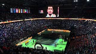 Italy National anthem Il Canto degli Italiani Fratelli dItalia after Italy wins Davis Cup 2024 [upl. by Suaeddaht898]