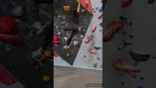 v5 overhang 😬 bouldering indoorclimbing climbing rockclimbing [upl. by Vassell]