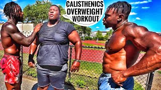 Overweight Workout Beginner Calisthenics  StayCreative96 BrolyGainz007 [upl. by Meehar561]