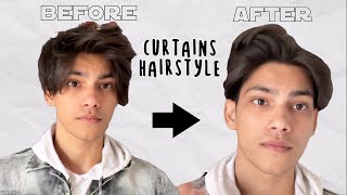 How to do CURTAIN Hairstyle  Complete Guide amp Without Hairdryer [upl. by Anircam818]