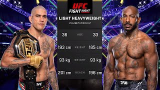 🔴 UFC 307 Alex Pereira vs Khalil Rountree Jr  Full Fight Highlights  Light Heavyweight Title Bout [upl. by Amory]