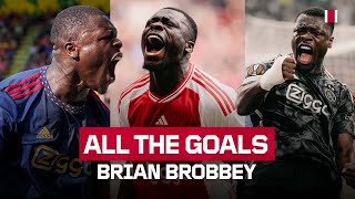 ALL THE 50 AJAX GOALS FROM BRIAN BROBBEY SO FAR 🫡 [upl. by Ahtikal]