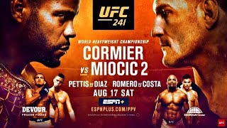 UFC 241 Cormier vs Miocic 2 FULL card predictions [upl. by Aidahs]