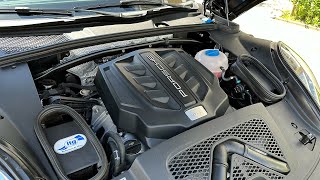 Porsche Macan S air filter replacement 2017 30 twin turbo ITG [upl. by Alorac476]