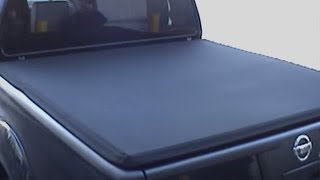 Hard Folding Tonneau Cover For a Nissan Navara D40 [upl. by Yahsan897]