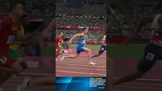 ITALY 4x100m INSANE COMEBACK TO WIN OLYMPIC GOLD IN TOKYO olympics 4x100m [upl. by Aneeled]