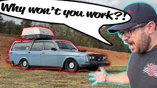 Test Drive to North Carolina after attempting to fix my mopar swapped volvo 240 [upl. by Crin]