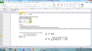 06C05 Media varianza y desviación estándar de la distribución binomial [upl. by Iadrahc]