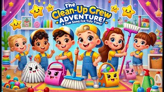 The CleanUp Crew Adventure 🌟  Fun Song for Tidy Time  Nursery Rhymes amp Kids Song [upl. by Birdt]