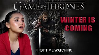 WINTER IS COMING Game of Thrones 1X1 Season 1 Episode 1 Reaction  First Time Watching [upl. by Lisabeth39]