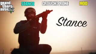 How to Install Stance  CrouchProne Mod in GTA V [upl. by Yecaj77]