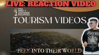 MISS UNIVERSE PHILIPPINES 2024 TOURISM VIDEO LIVE REACTION VIDEO [upl. by Aerdnuahs]