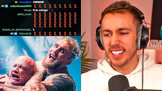 MINIMINTER REACTS TO JAKE PAUL  DANA WHITE DISS TRACK Official Music Video [upl. by Bainbrudge775]