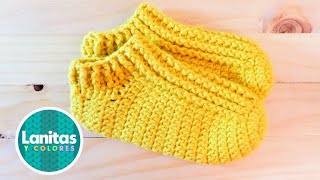 🌸Medias para Adultos a Crochet PASO A PASO  Lanitas y Colores🌸 [upl. by Kassey]