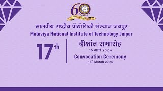 17th Convocation MNIT Jaipur [upl. by Asirret]