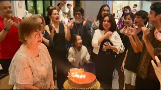 JUDY ANN’s MOMMY CAROL Santos’ 77th Birthday Celebration with JUDAY amp Family  Closest Friends [upl. by Ocnarf]