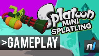 Splatoon Mini Splatling I Gameplay 60fps  NEW WEAPON [upl. by Coniah]