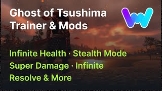 Ghost of Tsushima DIRECTORS CUT Trainer 30 Mods Inf Health Stealth Mode Super Damage amp More [upl. by Col91]