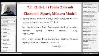 8 Üretim Planlama ve Kontrol [upl. by Aicella]