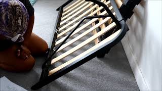 HOW TO PUT TOGETHER AN IKEA LYCKSELE 2 SEATER SOFA BED DIY [upl. by Arlynne]