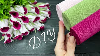 How to Make Crepe Paper Flowers Crepe Paper Decoration Ideas [upl. by Cas]