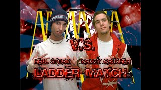 EWR 12192004 Ladder Match  Crazy Crusher vs Hell Storm [upl. by Aenotna]