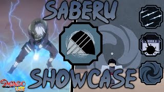 Shindo Life Saberu Showcase [upl. by Nanoc130]