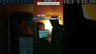 All HR Interview Question For Interview  jobsearch hr interview shorts shortvideo viralvideo [upl. by Remde]