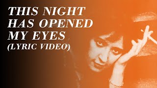 The Smiths  This Night Has Opened My Eyes Official Lyric Video [upl. by Yclehc]