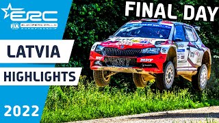 ERC Rally Highlights  ERC Tet Rally Liepāja 2022  Final Day Results from Latvia [upl. by Pinebrook]