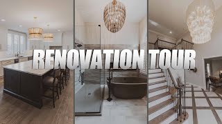 Stunning Luxury Home Renovation  Before and After House Tour [upl. by Martita]