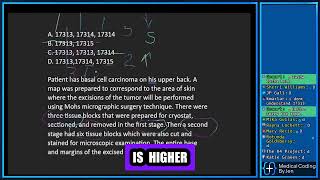 Decoding Mohs Complex Scenarios When to Use 17315 Code medicalcodingforbeginners medicalcoder [upl. by Mount]