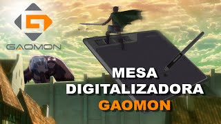 MESA DIGITALIZADORA GAOMON S620  UNBOXING amp REVIEW [upl. by Niu]