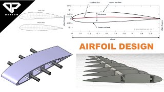 Importing Airfoil Coordinates to Solidworks for Modeling  Airfoil Design  Aerodynamics  DP DESIGN [upl. by Yenttirb622]