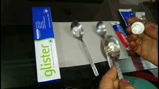 Amway glister DemoTest Your Toothpaste Benifits [upl. by Tnahsarp]