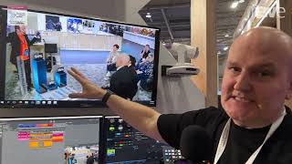 ISE 2024 Vizrt Features Viz Virtual Studio Go System for Virtual and Augmented Reality [upl. by Willetta]