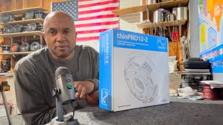 Unboxing WavTech Audio ThinPro122 12” Shallow 20mm XMAX One Way…Fs 25hz…750RMS 2250Peak [upl. by Aynatan]