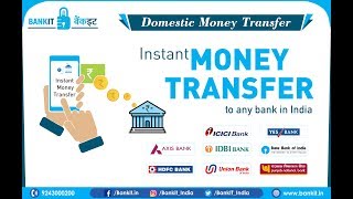 Domestic Money Transfer Using BANKIT Portal  Earn upto 50000 per month [upl. by Crosse112]