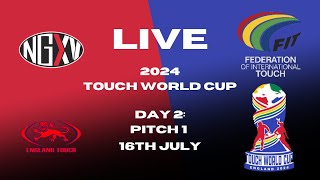 LIVE RUGBY TOUCH WORLD CUP  DAY 2 PITCH 1 [upl. by Bobbee]