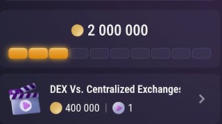 DEX Vs Centralized Exchanges TapSwap Code [upl. by Flyn]