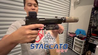 Staccato P Comp 6mmProShop  Airsoft Gas Blowback Pistol [upl. by Achilles]